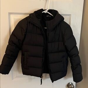 The North Face Kids Black Puffer Coat